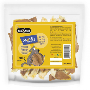 Hau&Miau triušių ausys su vištiena 500g