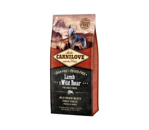 Carnilove Lamb&Wild Boar for Adult  sausas maistas šunims 1,5 kg