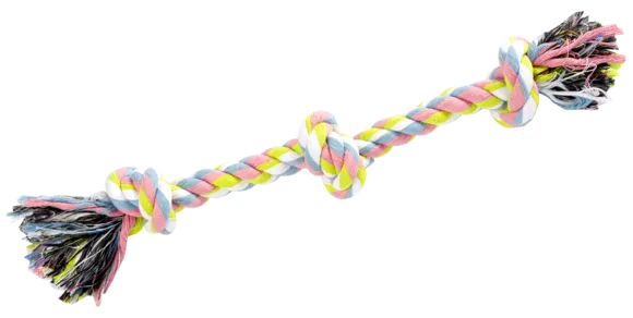 GIMDOG žaislas šunims virvė su trimis mazgais, 43cm