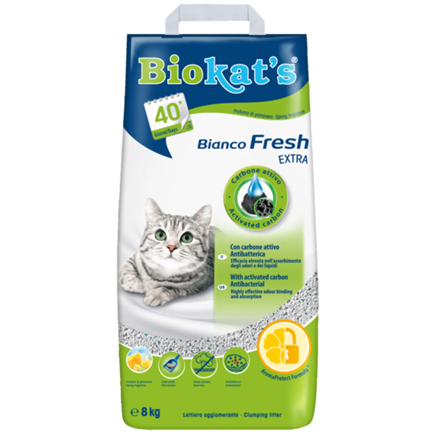 Biokat's Bianco Fresh Extra 8kg sušokantis kraikas katėms