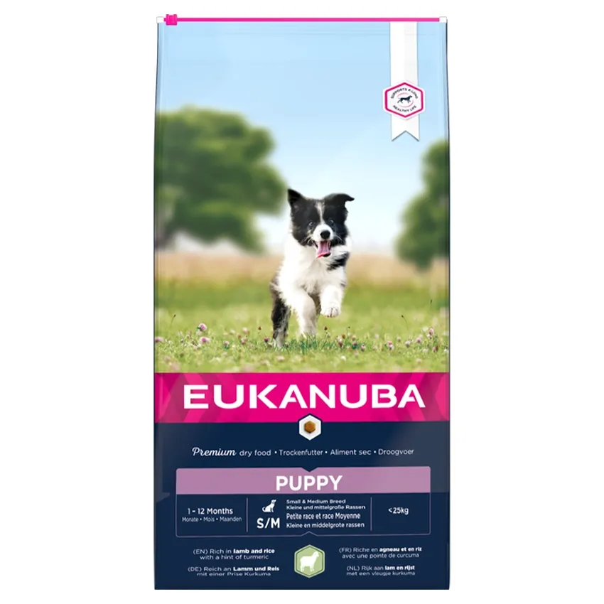Eukanuba Puppy S/M Breeds Lamb & Rice 2.5kg